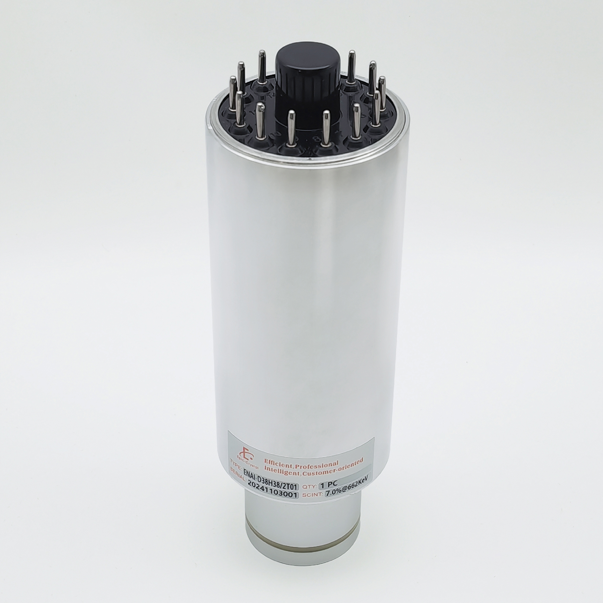 NaI(Tl) Detector;38x38mm;1.5"x1.5";NaI(Tl) +PMT;CR173;Sodium Iodide doped with Thallium