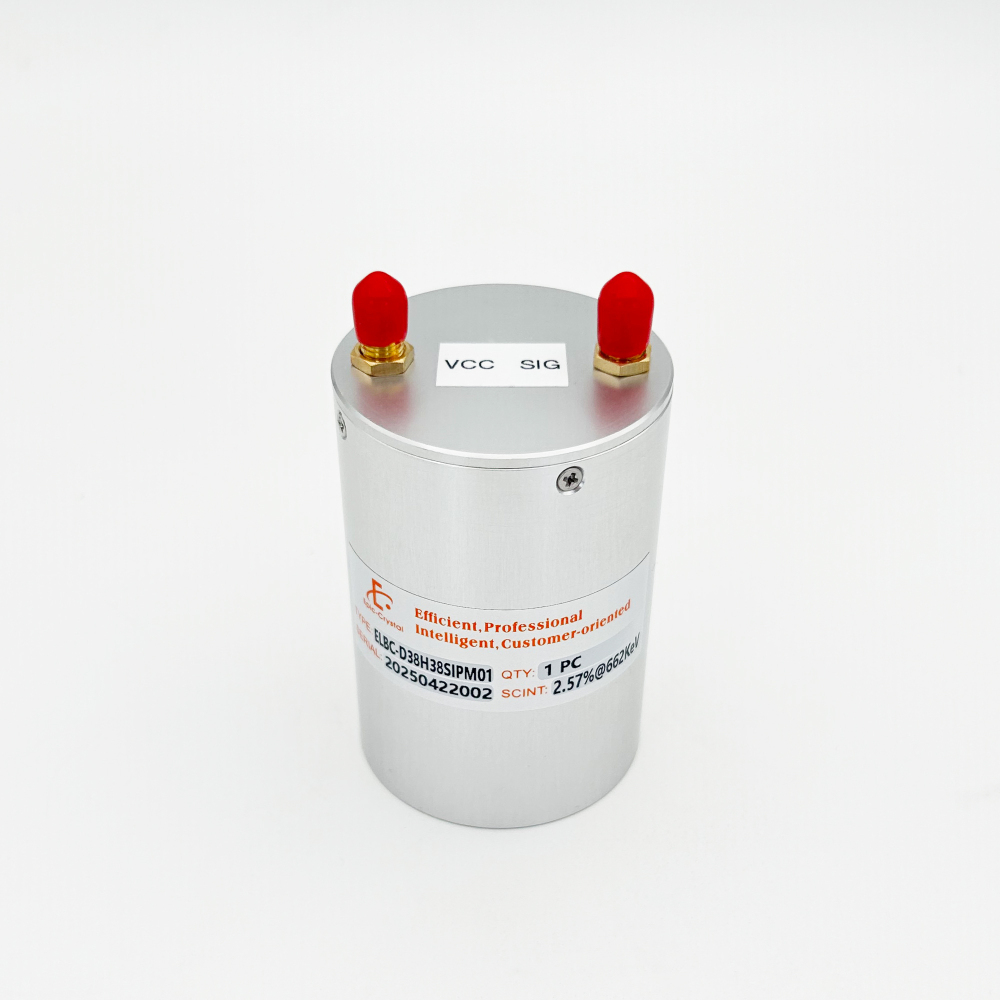 Enhanced Energy Spectrum Detector ELBC-D38H38SE；38x38mm；1.5x1.5inch；Lanthanum Bromide