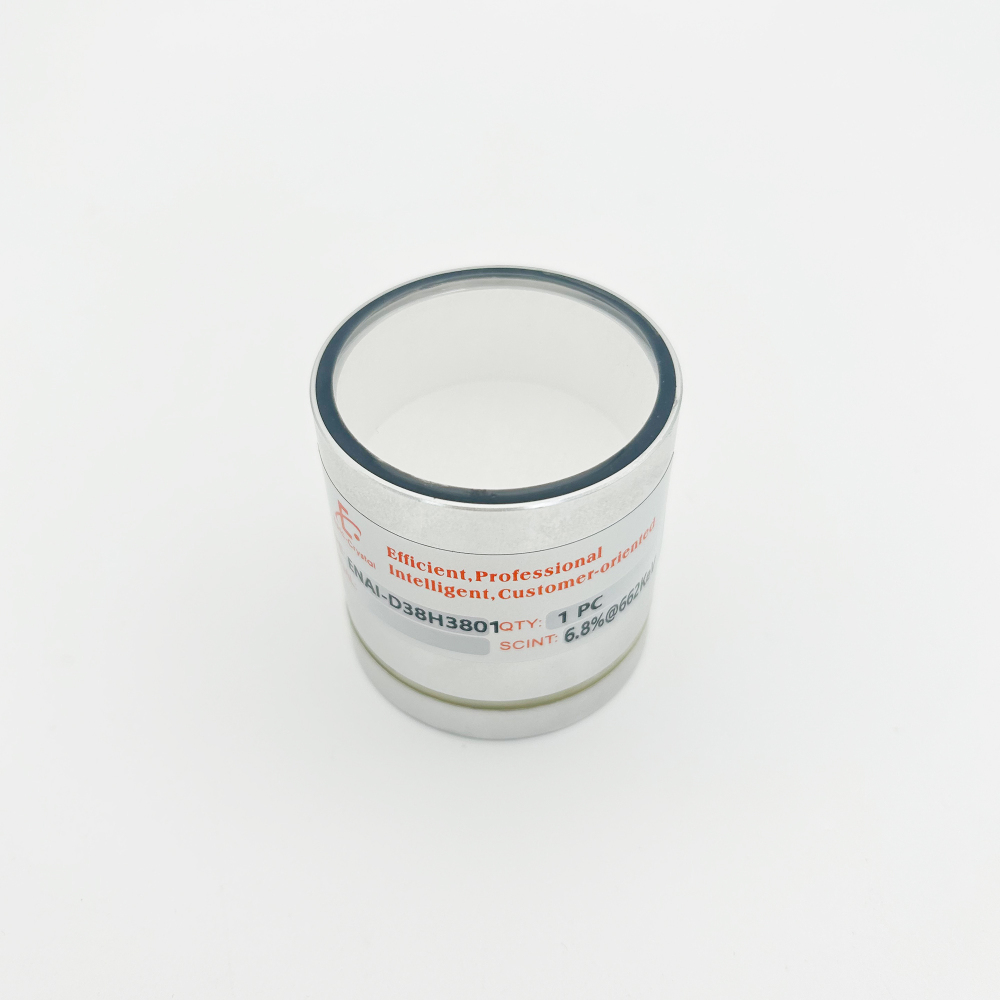 NaI(Tl) Crystal; Sodium Iodide doped with Thallium; 38x38mm; 1.5inchx1.5inch