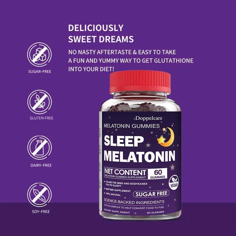 台灣現貨美國進口褪黑素軟糖 Melatonin Fudge洋甘菊睡眠补充剂失眠者的福音