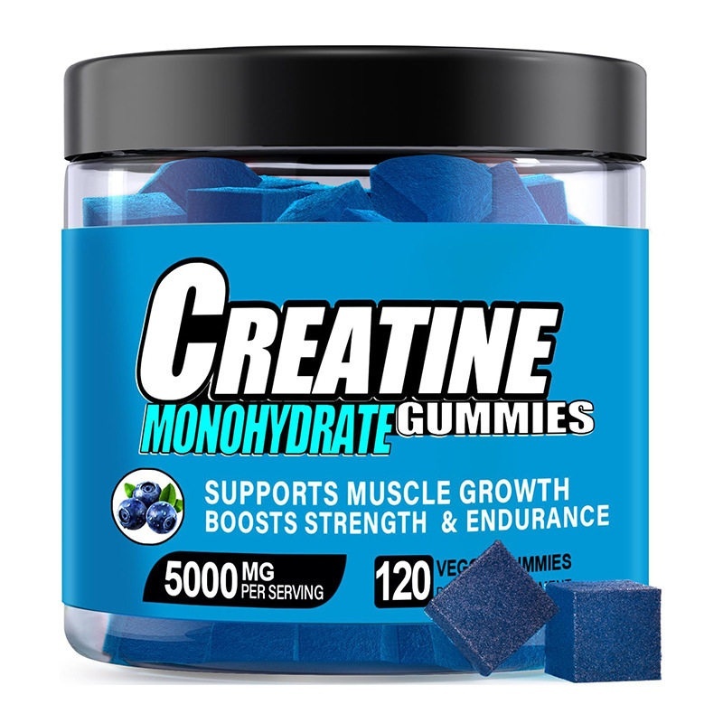 台灣現貨美國進口水合肌酸軟糖膠囊保健品Creatine Monohydrate Gummies健身軟糖保健食品健身者的福音男女通用