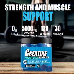 台灣現貨美國進口水合肌酸軟糖膠囊保健品Creatine Monohydrate Gummies健身軟糖保健食品健身者的福音男女通用
