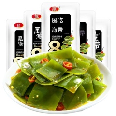 台灣現貨零食風味海帶即食麻辣海帶片宿舍追劇辦公室小零食批發零售