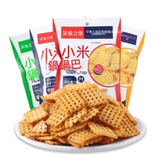 台灣現貨辦公室網紅零食小米鍋巴休閒零食批發零售