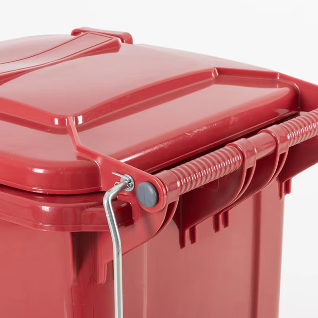 Outdoor Trash Can Cleaning Products Foot-control Pedal 100L 120L 240L Plastic Waste Bin