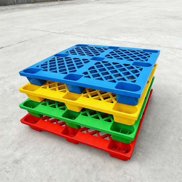 Heavy Duty Industrial Plastic Pallet Rackable Stackable Plastic Pallet