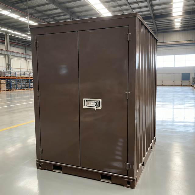 SmartBox Customized Moving and Storage Small Metal Flat Pack Storage Container Mobile Storage Furniture Vault