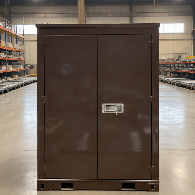 SmartBox Customized Moving and Storage Small Metal Flat Pack Storage Container Mobile Storage Furniture Vault