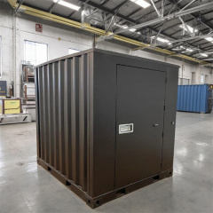 SmartBox Customized Stackable Portable Storage Units Heavy Duty Steel Flat Pack Storage Container with Single Door