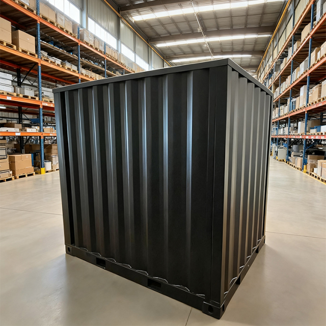 SmartBox Customized Stackable Portable Storage Units Heavy Duty Steel Flat Pack Storage Container with Single Door