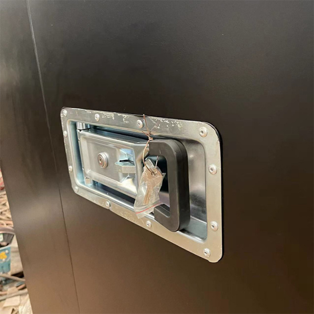 SmartBox Customized Stackable Portable Storage Units Heavy Duty Steel Flat Pack Storage Container with Single Door