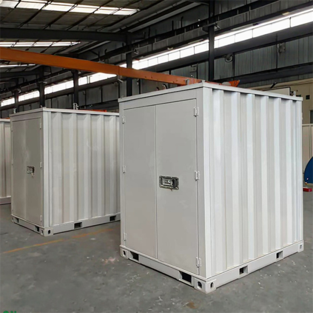 SmartBox Custom Size Mobile Steel Storage Vault Flat Pack Storage Container for Mobile Storage Solution