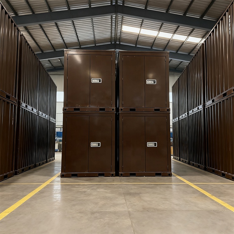 SmartBox Portable Flat Pack Steel Unit for Warehouse, Construction, and Moving | Steel Unit, Flat Pack Storage