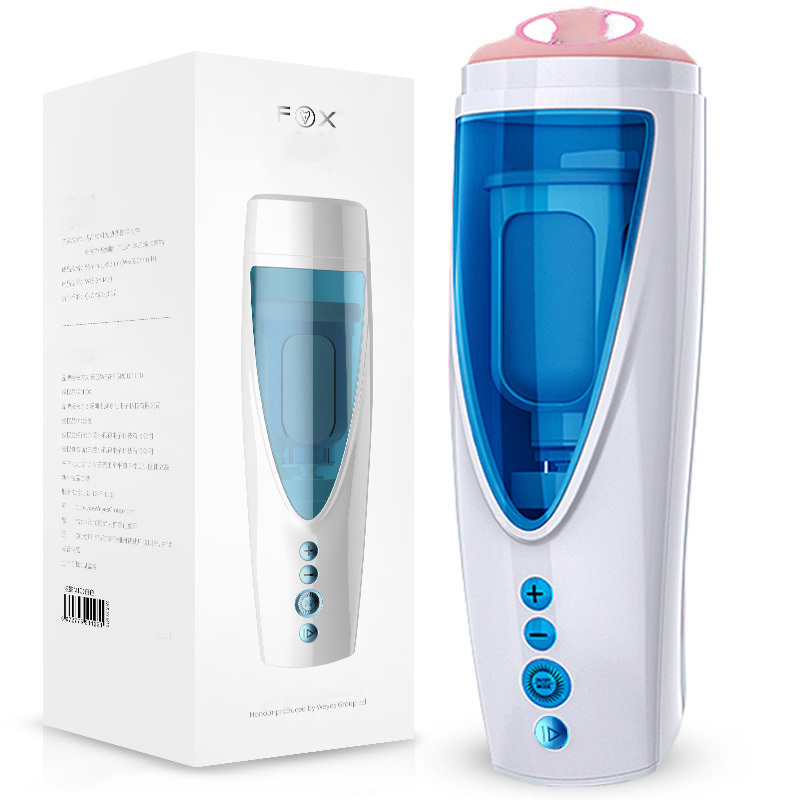 مستمني تلسكوبي ذكي للرجال مع اهتزاز ودوران ونافذة عرض