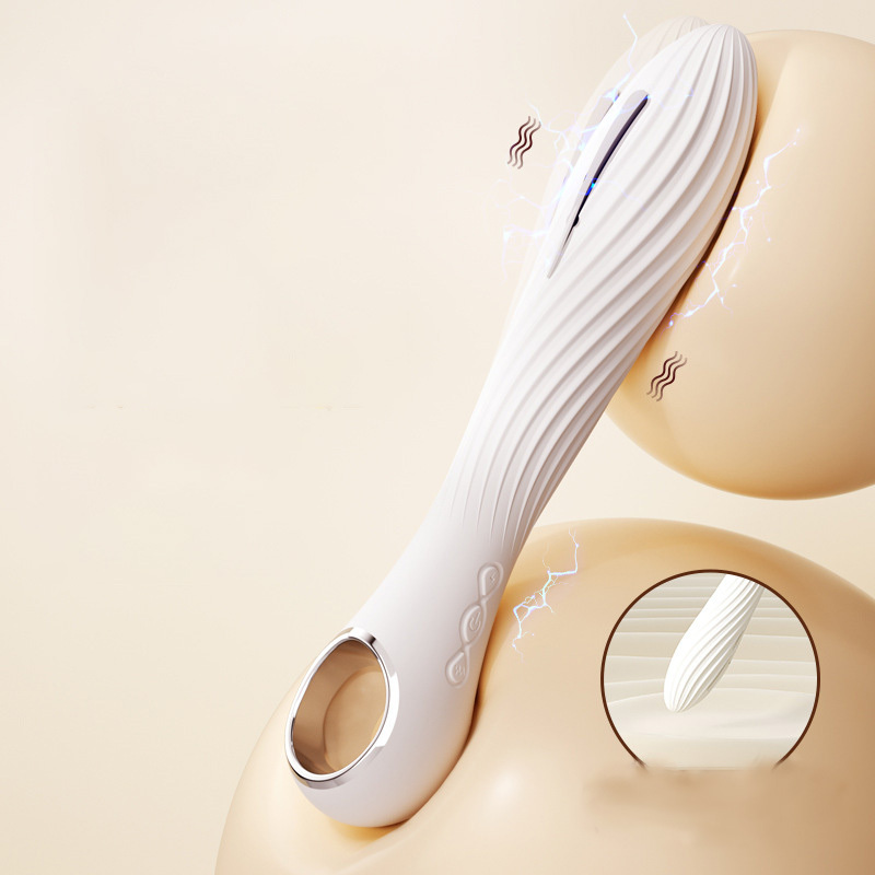 هزاز كهربائي مع نبضات قوية لعبة للبالغين، جهاز إيروتيكي، مستمني نسائي