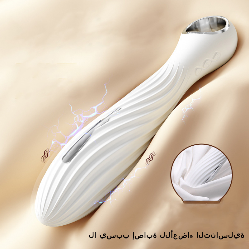 هزاز كهربائي مع نبضات قوية لعبة للبالغين، جهاز إيروتيكي، مستمني نسائي