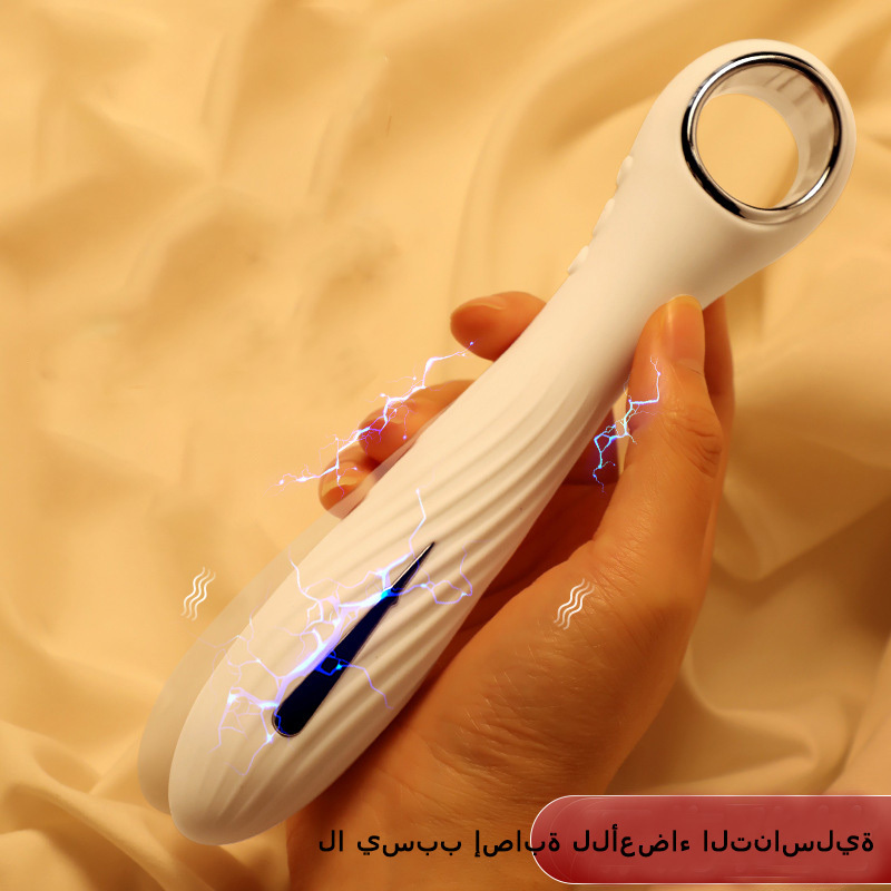 هزاز كهربائي مع نبضات قوية لعبة للبالغين، جهاز إيروتيكي، مستمني نسائي
