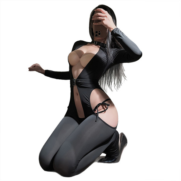 مجموعة بذلة كاتوومان بدون فتحة بين الساقين: ملابس داخلية مغرية ومثيرة دون الحاجة إلى خلع الملابس