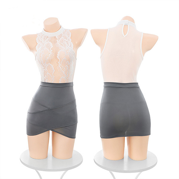 ملابس سولتري هوني المغرية للموعد الغرامي: طقم ملابس داخلية بفتحة أمامية: حسية وشهوانية بحتة