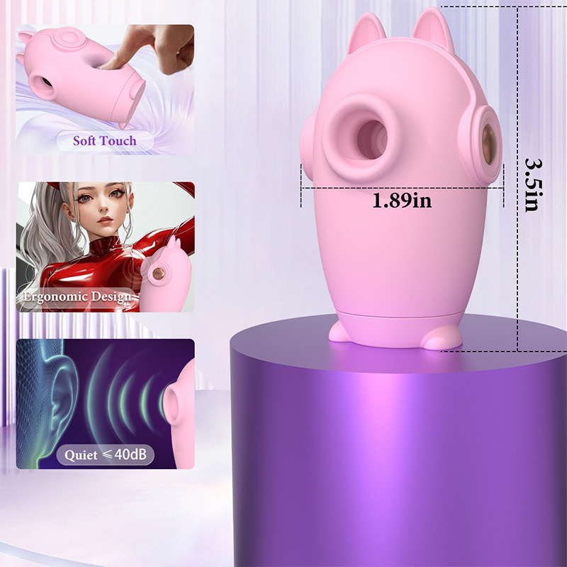 محفز البظر مع مدلك شفط الثدي هزاز لسان لذة الأنثى منتجات جديدة للبالغين للنساء