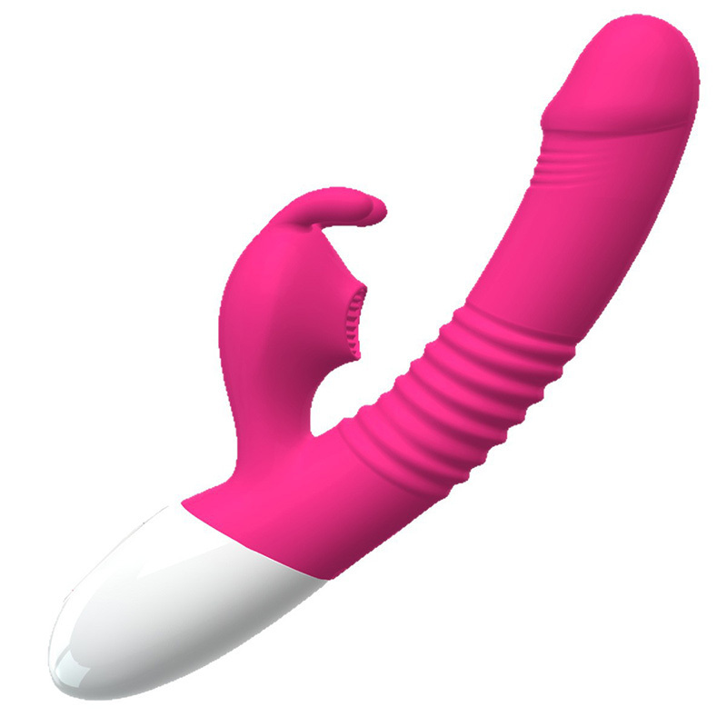 لعبة جنسية ذكية نسائية متطورة ومدفأة ومزودة بلسان أرنب يهتز ويمتص، مع إدخال واقعي