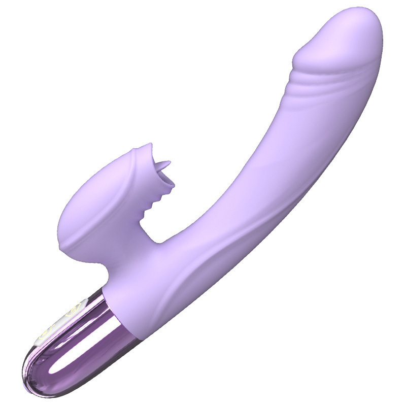 جهاز استمناء كهربائي للمرأة، محفز لسان تلسكوبي اهتزازي، لعبة ذكية للبالغين