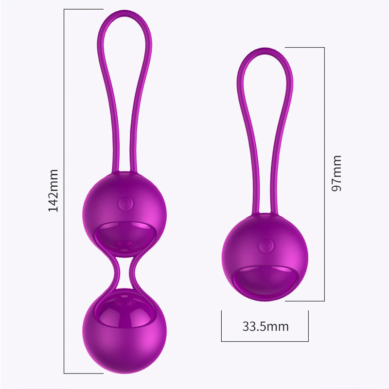 كرة تمارين كيجل المهبلية Mianling M3 مع جهاز تحكم عن بعد لجهاز تدريب العناية الحميمة للمرأة