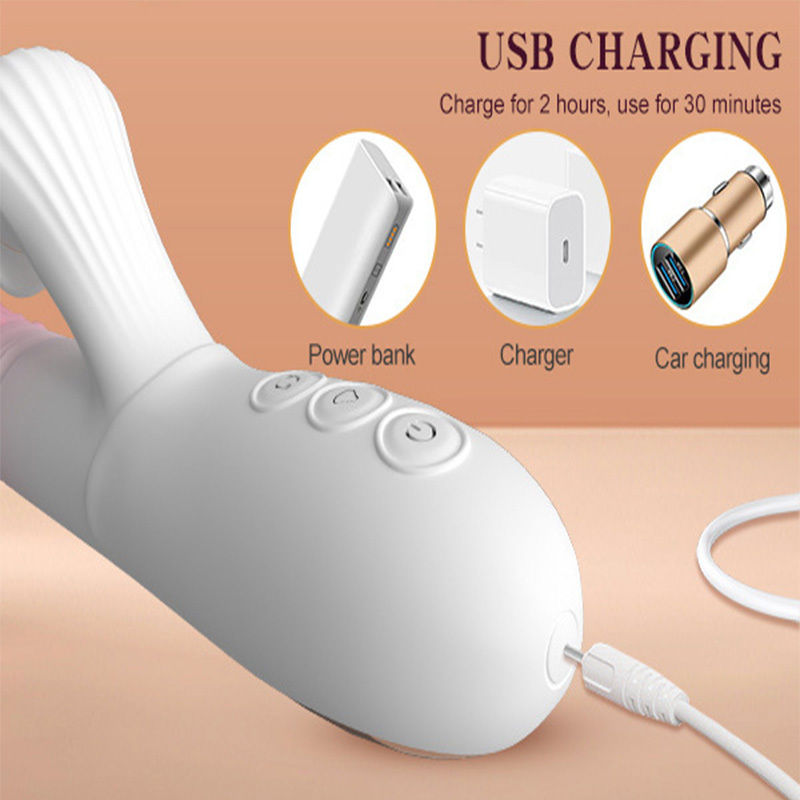 آلة مدفع هزاز دوار بالخرز لعبة استمناء نسائية منتج حميم للبالغين جهاز كهربائي ذكي مثير للشهوة الجنسية