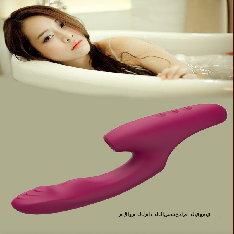 عصا اهتزازية للنساء: تحفيز بالإدخال مع وظيفة التسخين والشفط مستمني كهربائي فائق القوة