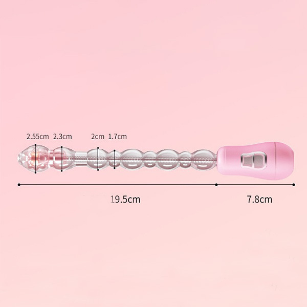 سدادة شرجية قابلة للتحويل مع اهتزاز للنساء