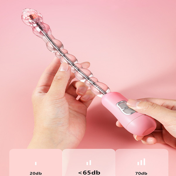 سدادة شرجية قابلة للتحويل مع اهتزاز للنساء