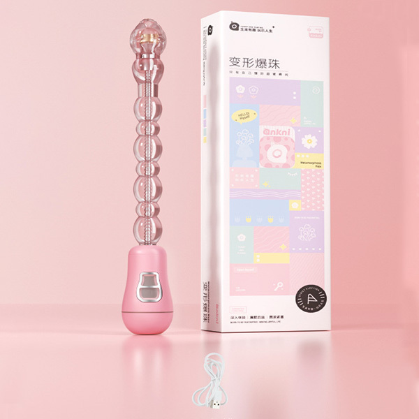 سدادة شرجية قابلة للتحويل مع اهتزاز للنساء