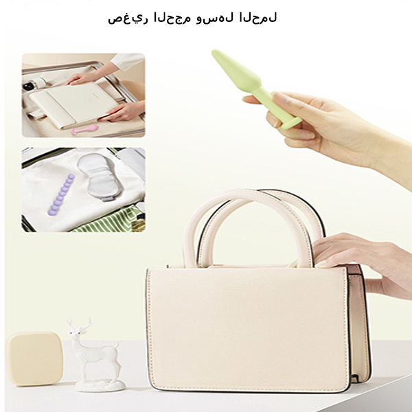 مجموعة ثلاثية الألوان سلسلة حبات شرجية مزدوجة الغرض سدادة سيليكون SM لعبة للبالغين