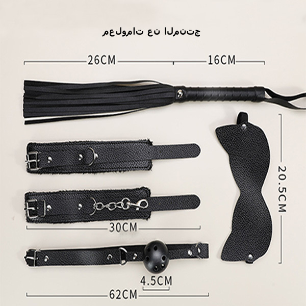 مجموعة SM المكونة من 4 قطع للمبتدئين: حزمة للمبتدئين لألعاب الكبار المبتكرة الخاصة بالقيود والانضباط