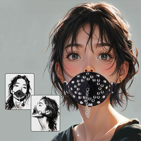 كمامة فموية بفتحة، غطاء قابل للإزالة، جهاز فتح قسري، منتج جديد للبالغين