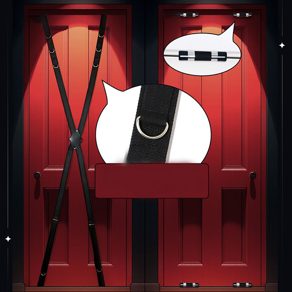 قيود يدوية وقدمية مثيرة للتدريب على الأبواب منتجات جديدة للبالغين