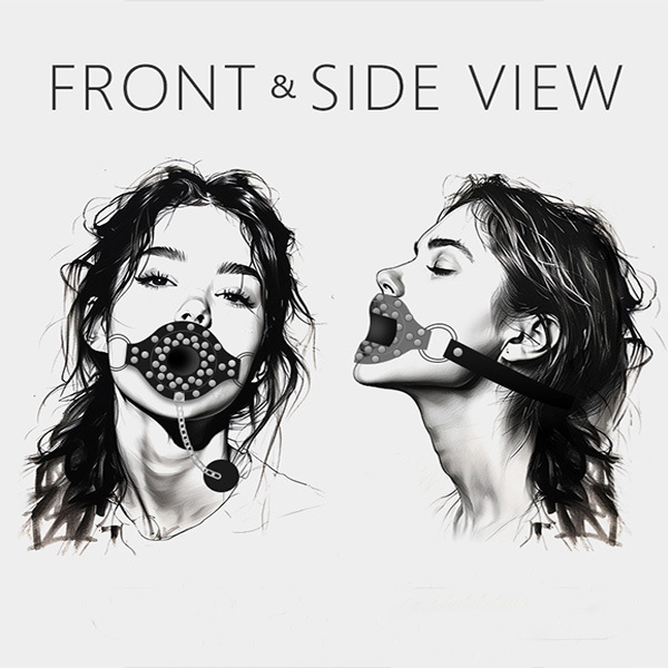 كمامة فموية بفتحة، غطاء قابل للإزالة، جهاز فتح قسري، منتج جديد للبالغين