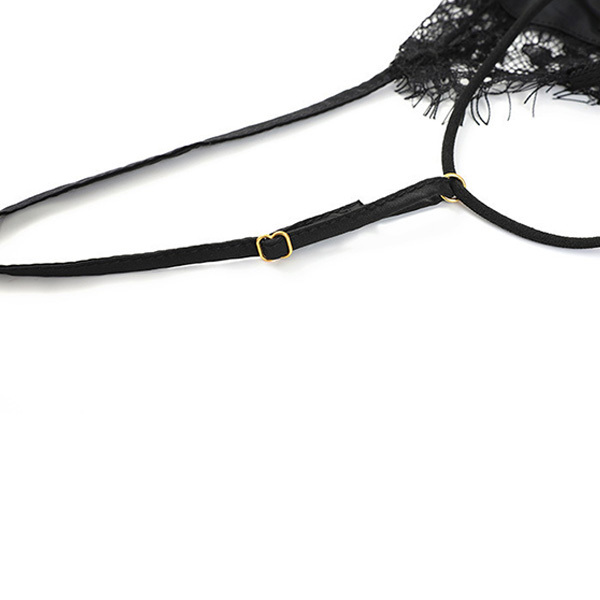 قميص نوم مثير من الدانتيل مع حمالات رفيعة ملابس نسائية داخلية أنثوية حسية جذابة