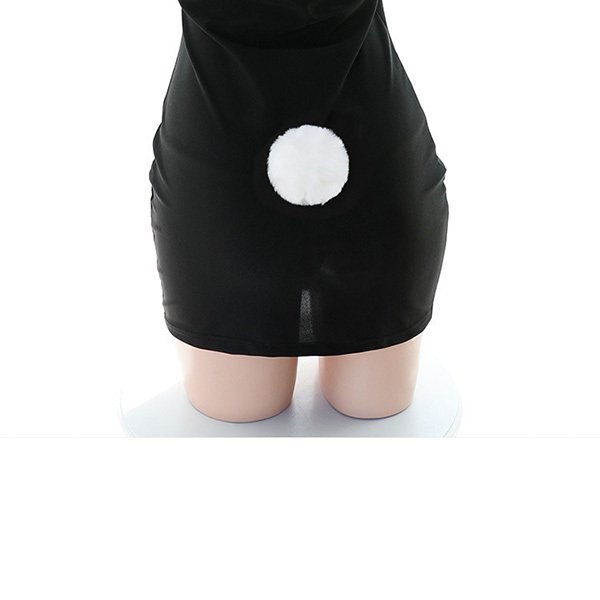 ملابس داخلية: مجموعة أزياء كوسبلاي مثير كاوايي من الأرانب القطيفة