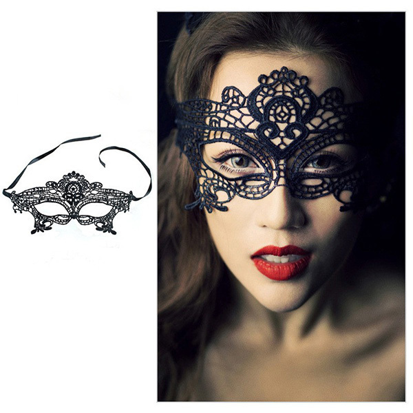 عصابة عيون مزينة بالدانتيل قناع عيون للبالغين ملحق لعب قابل للارتداء معدات إثارة جنسية للزوجة العاشقة
