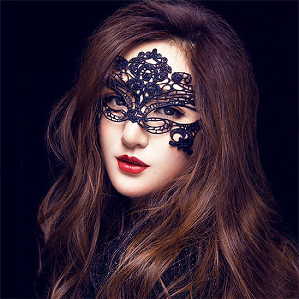 عصابة عيون مزينة بالدانتيل قناع عيون للبالغين ملحق لعب قابل للارتداء معدات إثارة جنسية للزوجة العاشقة