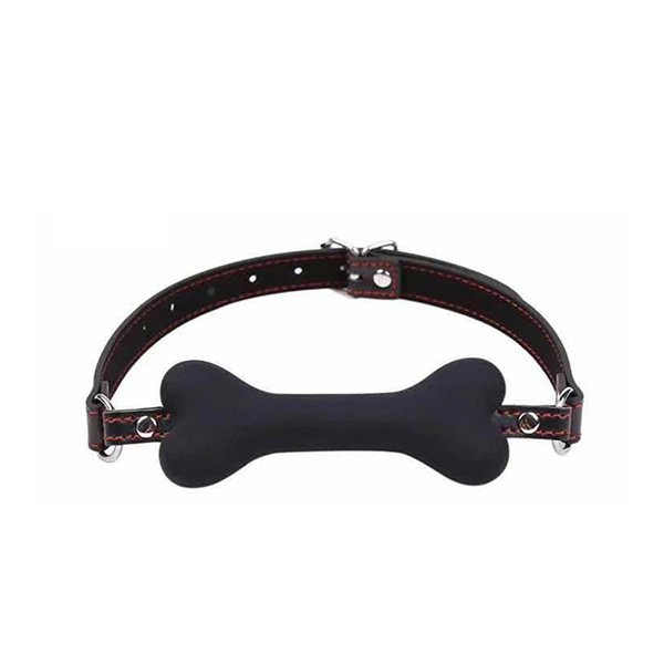 عبودية عظمة كلب كمامة تقييد تقييد تدريب لعب الأدوار كمامة فم بديل ألعاب جنسية للبالغين