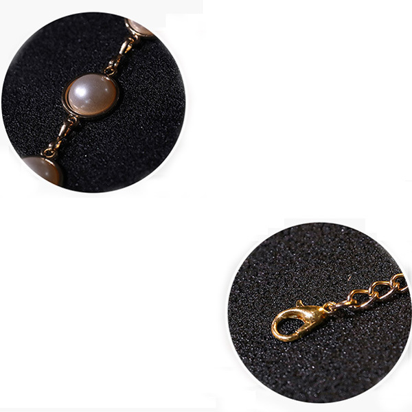 سلسلة جسم قابلة للتعديل مزينة باللؤلؤ المستوحاة من الفخامة سلسلة حلمات معدنية مثيرة إكسسوار تفاعلي