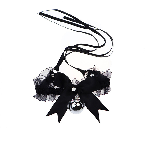 طوق عنق مع قلادة على شكل فيونكة على شكل خادمة إكسسوارات ساحرة للفتيات