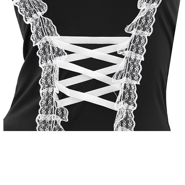 ملابس داخلية للمقاسات الكبيرة: طقم خادمة مغري للغرفة النوم