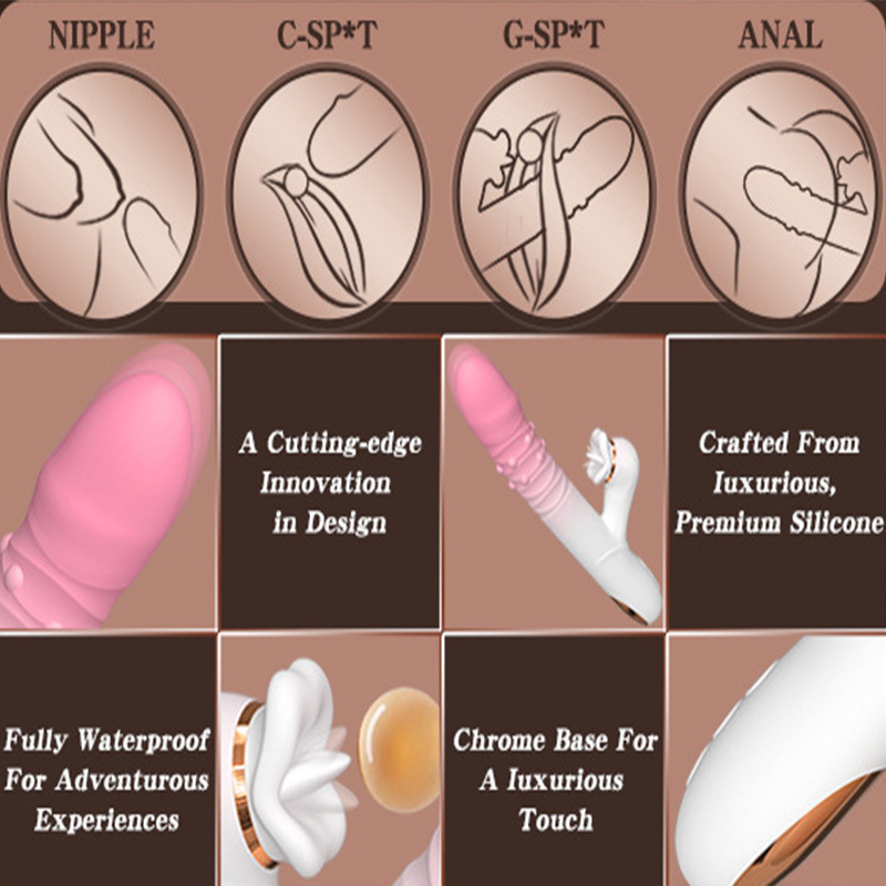 آلة مدفع هزاز دوار بالخرز لعبة استمناء نسائية منتج حميم للبالغين جهاز كهربائي ذكي مثير للشهوة الجنسية