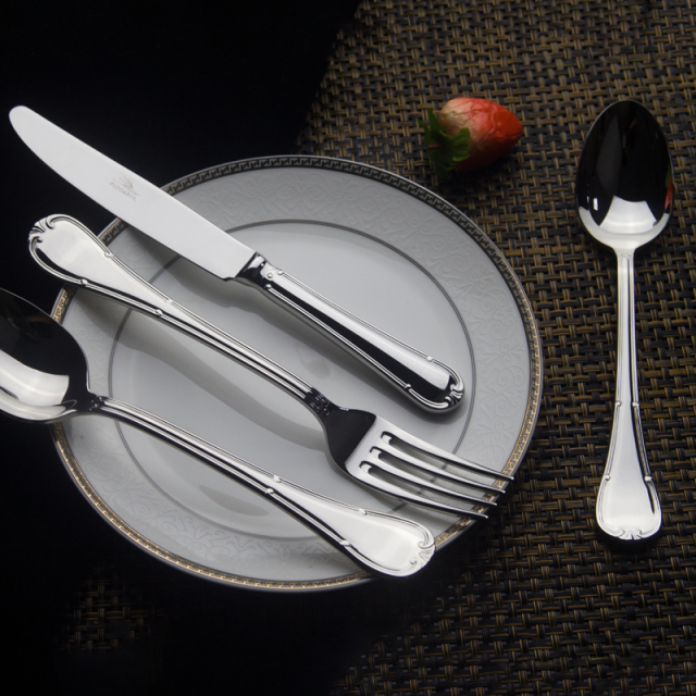 S/S304 18/10 Stainless Steel Cutlery Set，Hotel Flatware