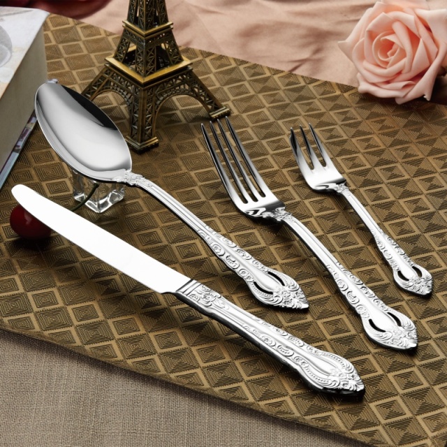 S/S304 18/10 Stainless Steel Cutlery Set，Hotel Flatware，Banquet Cutlery