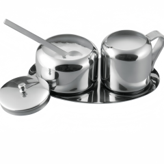 S/S304 18/10 Stainless Steel Milk And Sugar Set