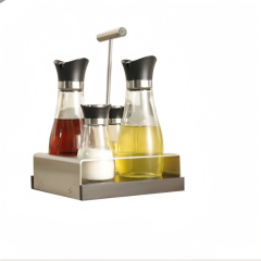 Stainless Steel Oil And Vinegar Set,4pcs